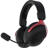 auriculares secret gear sx1 inalambricos usb-c con sonido 71 y microfono rojo-negro