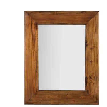 Espejo pared madera de caoba serie Flamingo