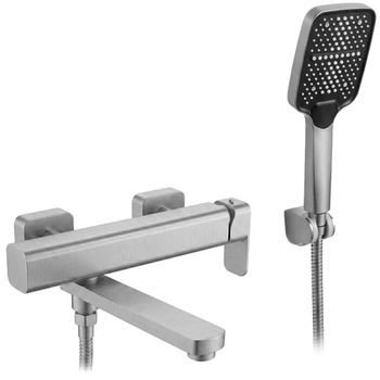 Grifo De Bañera Rea Arlo Brush Nickiel