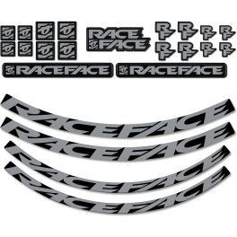 Race Face Kit Adhesivos Ruedas Small Grey