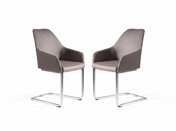 Set de 2 butacas comedor o salón tapizadas. 55 × 58 × 88 cm
