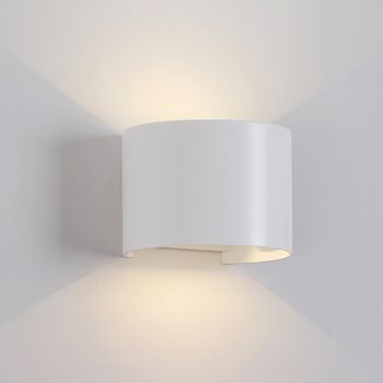 Aplique de exterior led davos ii 4000k (2x6w)