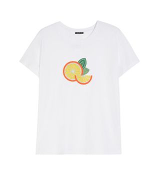 PennyBlack para mujer. 2511971023200 Camiseta Sole blanco (M), Casual, Algodón, Manga corta