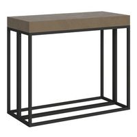consola extensible 90x40300 cm epoca gris paloma estructura antracita