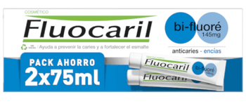 Fluocaril Bi-Fluoré 145mg Dentífrico Encías 2x75 ml FORMATO AHORRO