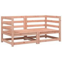 sofas esquineros jardin 2 uds madera maciza douglas 70x70x67cm vidaxl