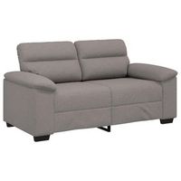 sofa de 2 plazas color topo 160x81x84 cm de tela vidaxl