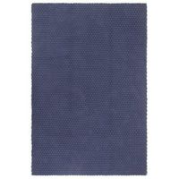 alfombra rectangular algodon azul marino 180x250 cm vidaxl