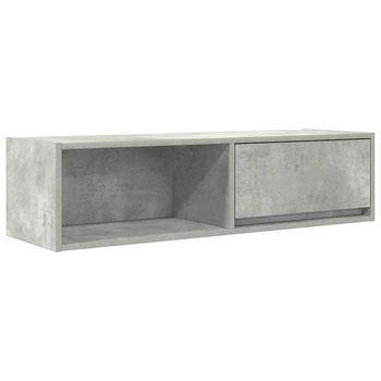 Mueble De Tv Madera Contrachapada Gris Hormigón 100x31x25,5 Cm Vidaxl
