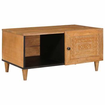 Mesa De Centro Marrón Claro 100 X 54 X 40 Cm Vidaxl