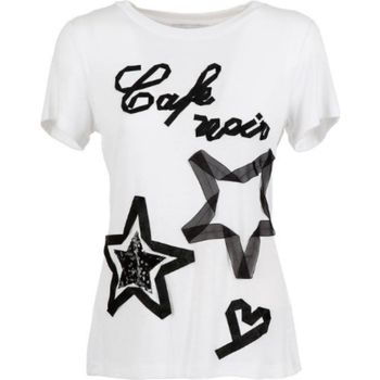 Café Noir Camiseta KJT068 para mujer