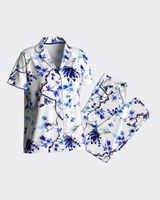 pijama de mujer corto con botones en modal