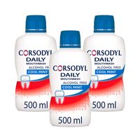 corsodyl daily cool mint mouthwash triple pac