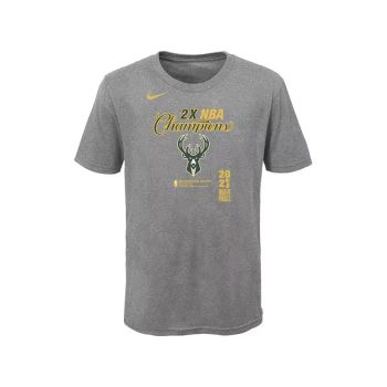 Camiseta Milwaukee Bucks Nike Champs Locker Room Junior