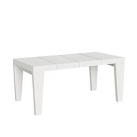 mesa extensible 90x90246 cm spimbo premium fresno blanco