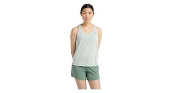 Camiseta de tirantes new balance athletics verde para mujer