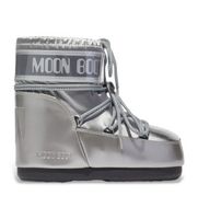 moon boot para mujer 80d1409350 botas icon low glance plateado 3638 plata plano ninguno casual nieve