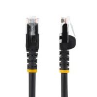 startechcom cable de 7m cat6 ethernet - lszh - cable de red rj45 utp de 10gb - 250mhz - poe de 100w - latiguillo snagless con alivio de tensian - sin traba - etl - negro