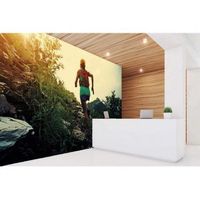 fotomural vinilo running sendero de montana 400 x 300 cm