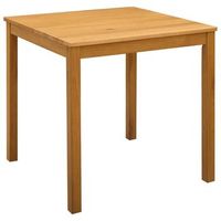 mesa de comedor 75 x 75 x 755 cm madera de roble solido vidaxl