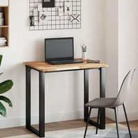 tablero de mesa  tablero escritorio madera maciza acacia sin tratar 100x60x2 cm