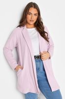 blazer largo lila mujer curvy y tallas grandes yours
