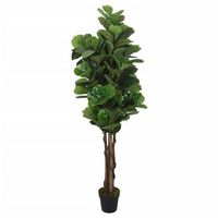 higuera de hojas de violin artificial 180 hojas verde 150 cm vidaxl