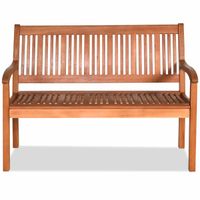 costway banco de madera para 2 personas con respaldo curvo y reposabrazos amplios para patio veranda piscina balcon 126 x 63 x 91 cm