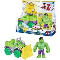 spidey set figura y camion demoledor hulk