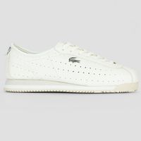 lacoste zapatillas club low silver cream para mujer