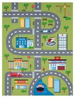 alfombra infantil bini verde 120x160 cm