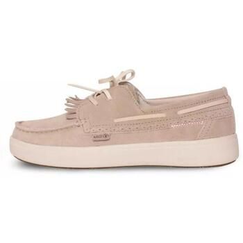 Natural World Náuticos 8459-BEIGE para mujer