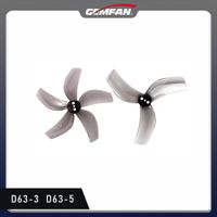 gemfan-helice d63 para dron de carreras accesorios de 3 o 5 aspas 25 pulgadas cinewhoop fpv freestyle cinematografico 4 unidslote por bolsa