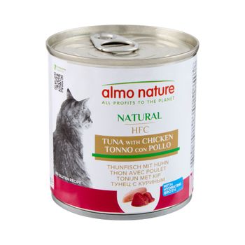 Almo Nature HFC 24 x 280 g - Pack Ahorro - Atún y pollo al natural