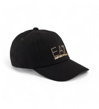 EA7 para mujer. 7W000327_AF13009 Gorra Baseball negro (OSFA), Casual, Algodón
