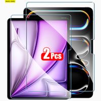 protector de pantalla de vidrio templado para ipad pro air 13 11 2024 m4 m2 air 5 4 pro 129 11 m3 m5 2025 2026 2 uds