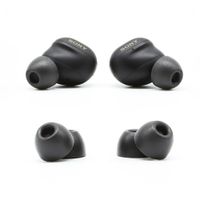 comply truegrip pro premium - puntas de espuma viscoelastica para todos los auriculares inalambricos sony true - consejos de ajuste seguro con techdefender grande 3 pares