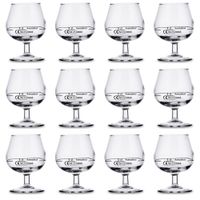 juego de 12 copas conac aforadas vidrio 15 cl