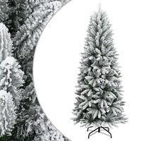 arbol de navidad  decoraciones de navidad artificial con nieve pvc y pe 180 cm cfw715748