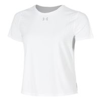 under armour velociti pro  camiseta de running mujeres-blanco plateado