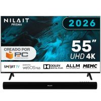 nilait prisma 55ud7004st 55 led 4k webos  harmony sound bar barra de sonido bluetooth 20 30w