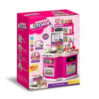 juguete juego de cocina con luz y sonido grifo pulsador para dispensar agua de chipolino- 93 cm