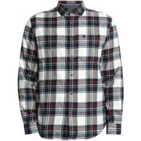 superdry camisa manga larga camisa de lenador de algodon para hombre