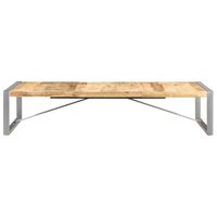 mesa de centro de madera de mango rugosa 180x90x40 cm