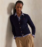 polo ralph lauren para mujer 211972104004 cardigan de lana y cachemira marino s casual clasico