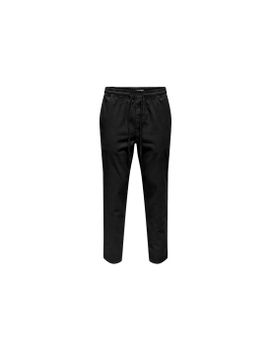 Pantalones Only & Sons Onslinus Taper 0183 Negro Hombre
