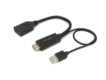 ADAPTADOR HDMI MACHO A DISPLAY PORT HEMBRA EQUIP
