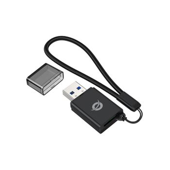 Conceptronic BIAN07B Lector de tarjetas USB 3.0 Para TF/MicroSD 3.0, UHS-I