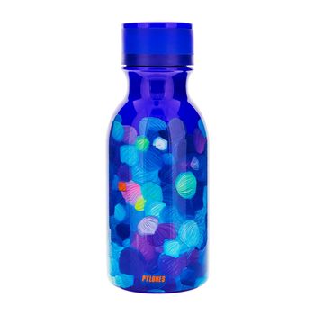 Botella termo 40 cl  azul silicona  18 x 7 x 7 cm