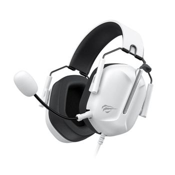 Auriculares Havit H2033D Gaming inalámbricos y con cable, conectividad dual, negros y blancos